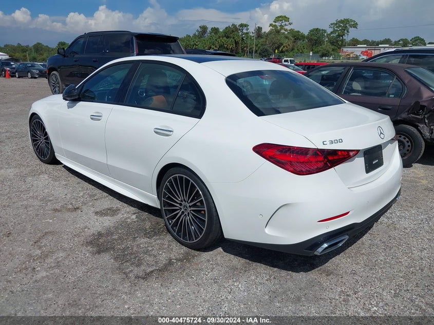 2023 MERCEDES-BENZ C 300 2.0L I-4 DI, DOHC, V(VIN: W1KAF4HB3PR145562
