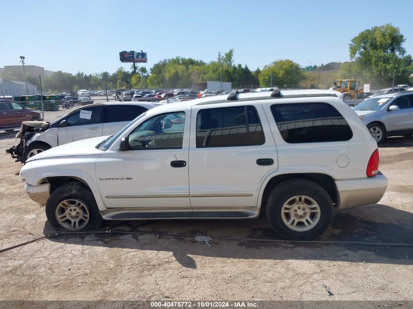 2001 Dodge Durango VIN: 1B4HS28N11F621056 Lot: 40475772