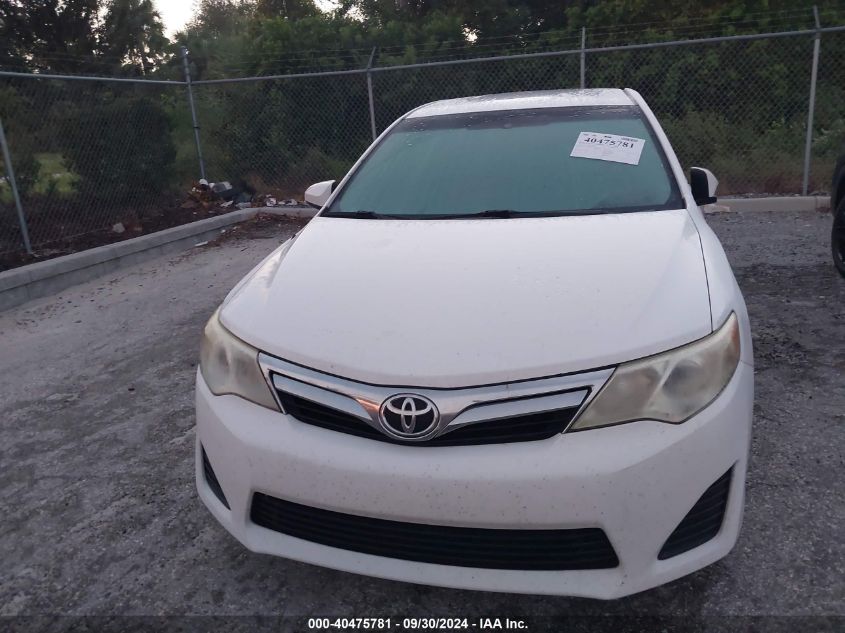 2013 Toyota Camry Le VIN: 4T1BF1FK4DU296737 Lot: 40475781