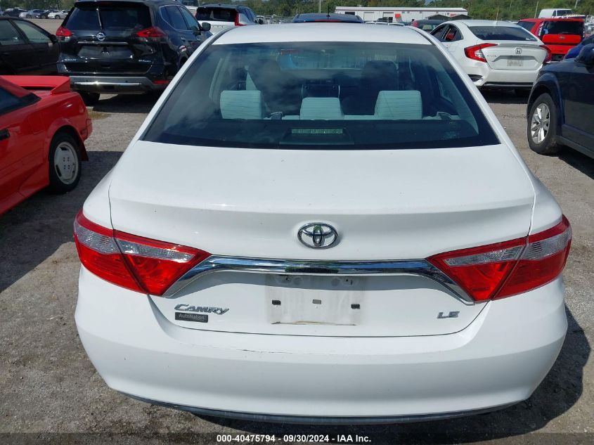 2016 Toyota Camry Le/Xle/Se/Xse VIN: 4T1BF1FK4GU586335 Lot: 40475794