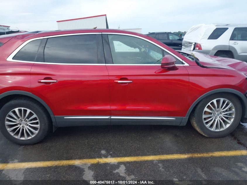 2016 Lincoln Mkx Select VIN: 2LMTJ8KR5GBL79686 Lot: 40475817