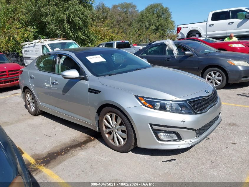 2014 Kia Optima Ex VIN: 5XXGN4A72EG262837 Lot: 40475821