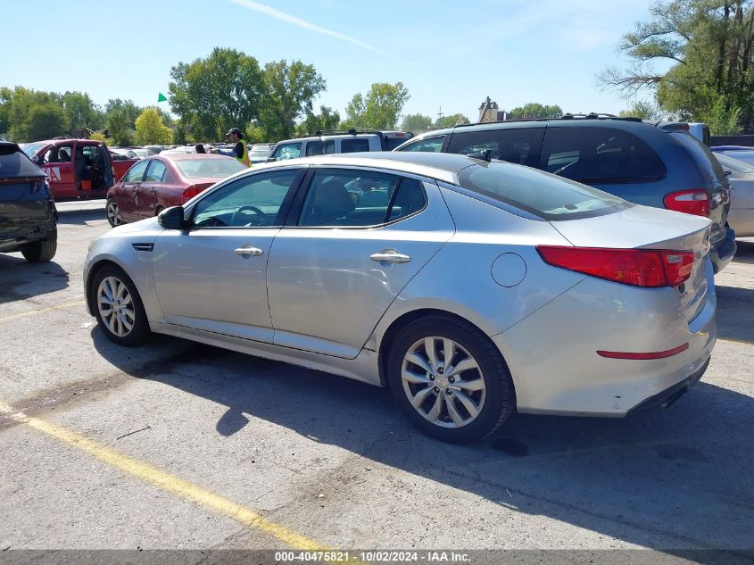 2014 Kia Optima Ex VIN: 5XXGN4A72EG262837 Lot: 40475821