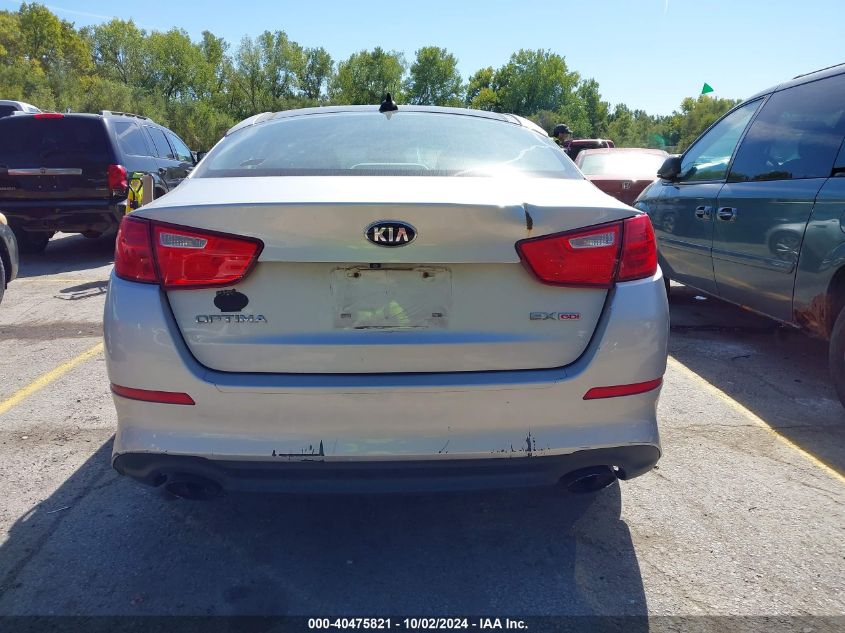 2014 Kia Optima Ex VIN: 5XXGN4A72EG262837 Lot: 40475821