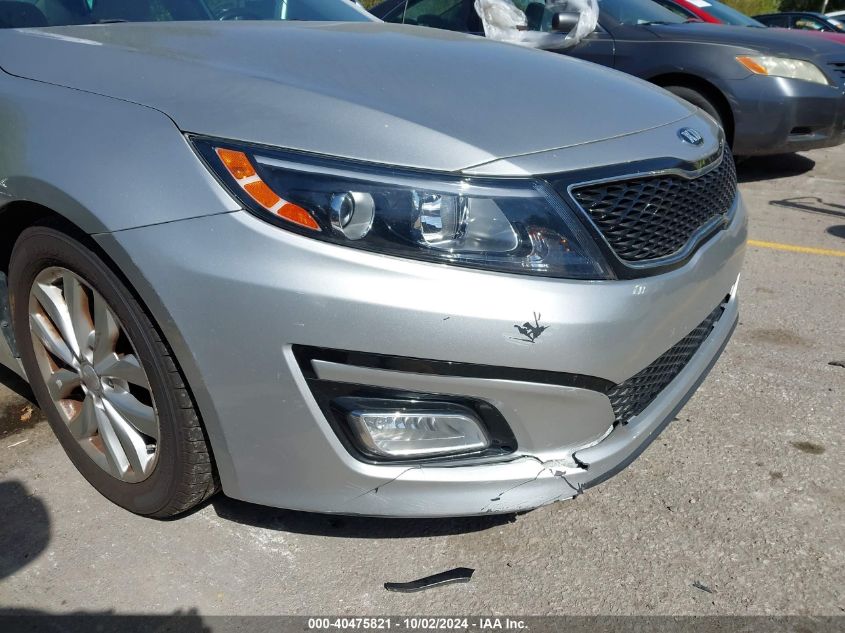 2014 Kia Optima Ex VIN: 5XXGN4A72EG262837 Lot: 40475821