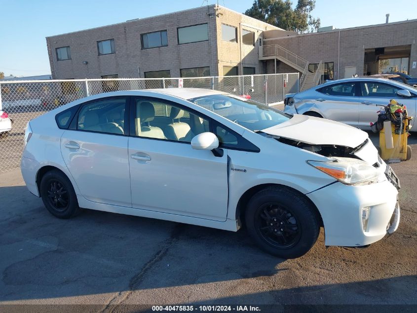 2013 Toyota Prius VIN: JTDKN3DUXD5633400 Lot: 40475835