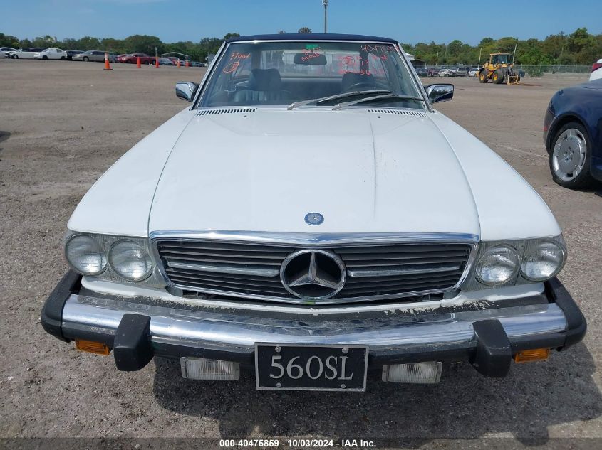 WDBBA48D1HA069613 1987 Mercedes-Benz 560 Sl