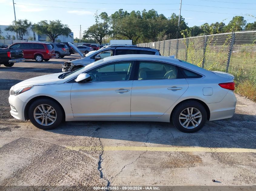 5NPE24AF9FH232148 2015 Hyundai Sonata Se