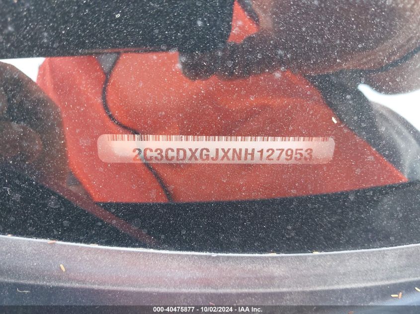 2C3CDXGJXNH127953 2022 Dodge Charger Scat Pack