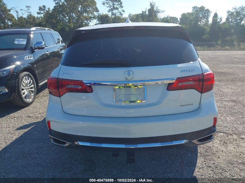 2019 Acura Mdx VIN: 5J8YD4H3XKL030851 Lot: 40475899