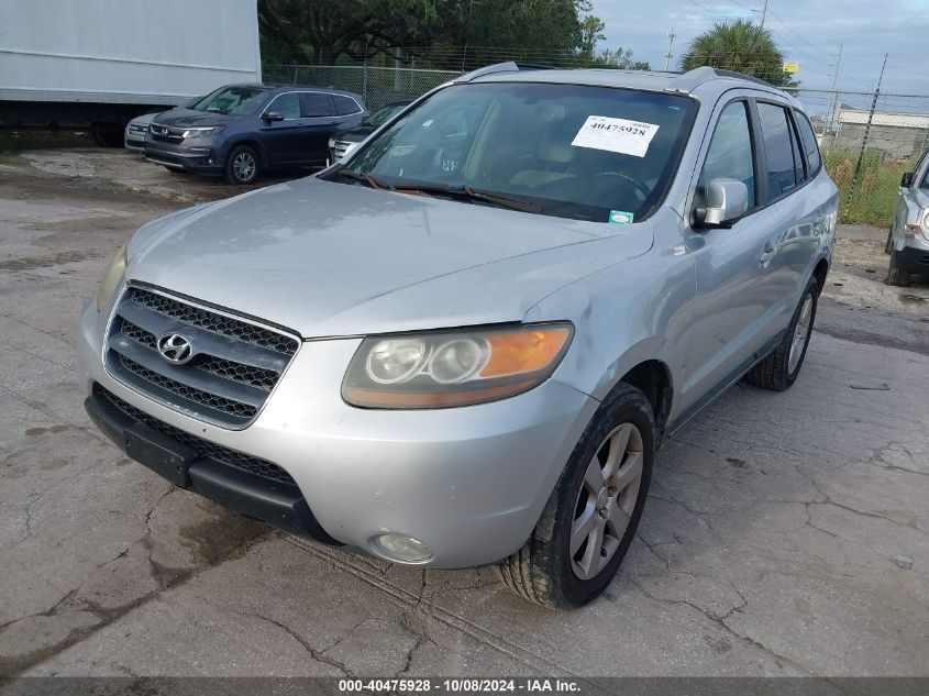 2007 Hyundai Santa Fe Limited/Se VIN: 5NMSH73E47H002815 Lot: 40475928