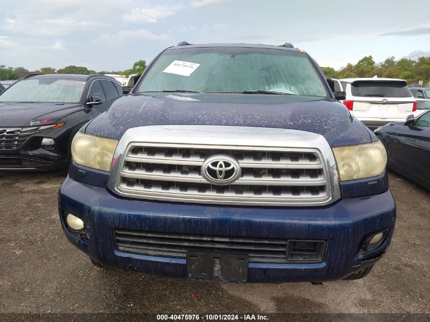 2008 Toyota Sequoia Platinum VIN: 5TDBY67A58S000538 Lot: 40475976