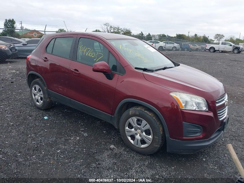 3GNCJKSB0GL264070 2016 CHEVROLET TRAX - Image 1