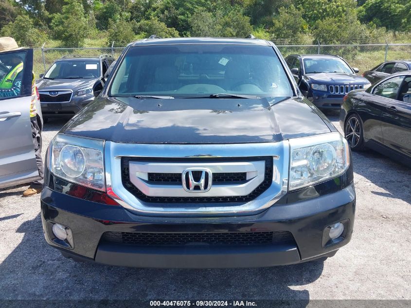 2011 Honda Pilot Touring VIN: 5FNYF4H9XBB071299 Lot: 40476075