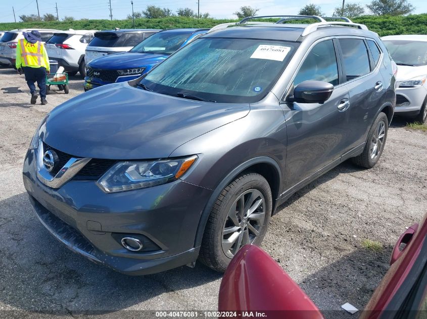 VIN 5N1AT2MV1FC925533 2015 Nissan Rogue, SL no.2