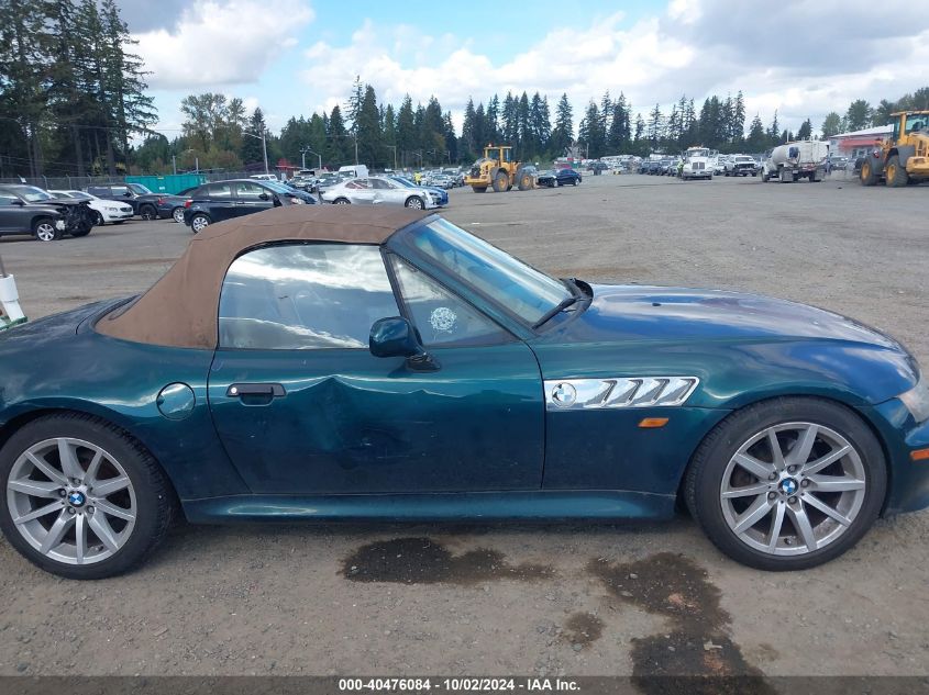 4USCH933XXLG00207 1999 BMW Z3 2.3