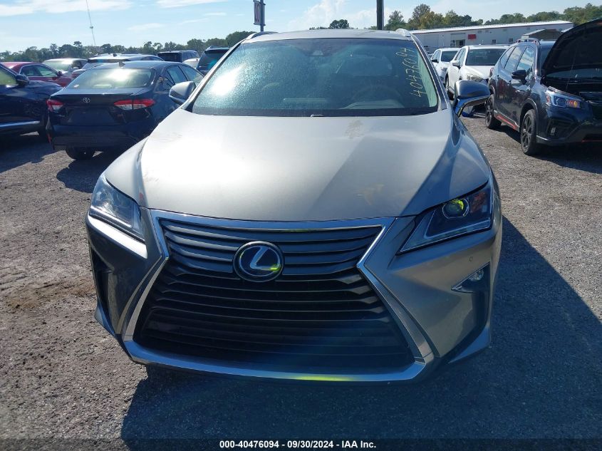 VIN 2T2BGMCA7HC016404 2017 LEXUS RX 450H