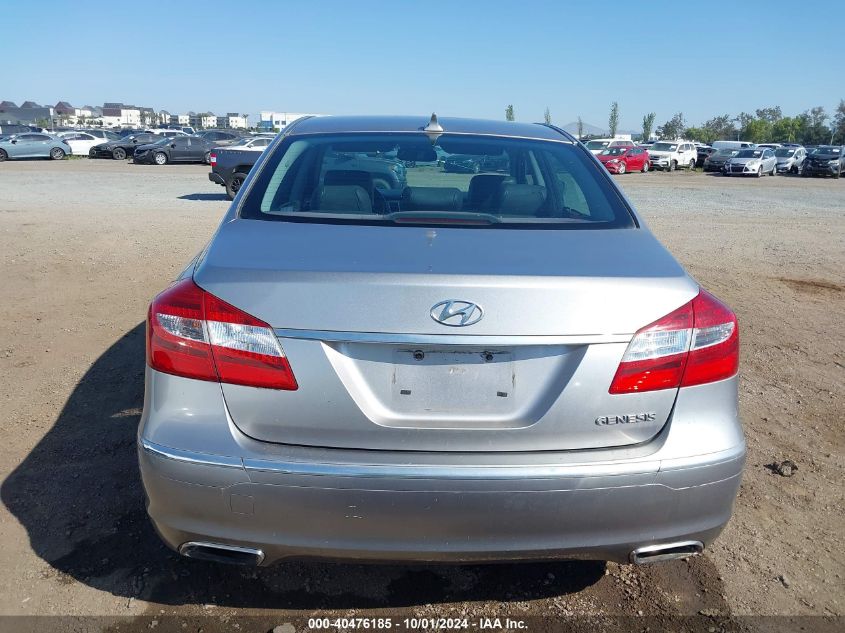 2012 Hyundai Genesis 3.8L VIN: KMHGC4DD0CU154016 Lot: 40476185