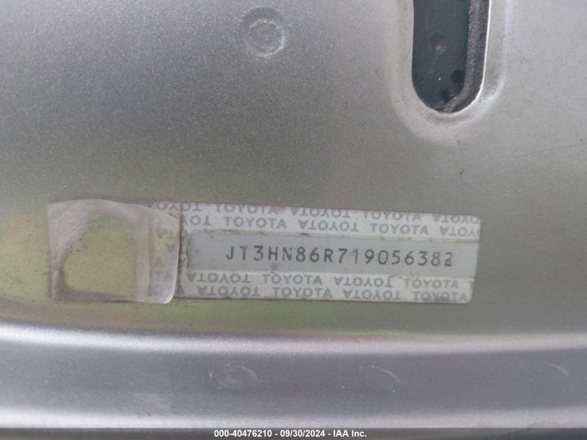 JT3HN86R719056382 2001 Toyota 4Runner Sr5 V6