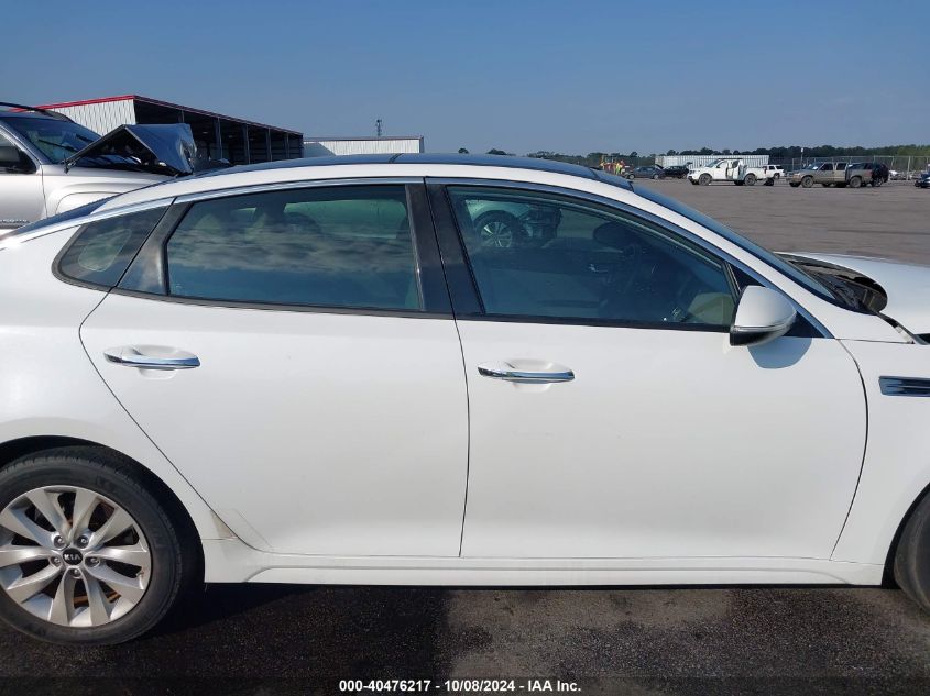 2016 Kia Optima Ex VIN: 5XXGU4L37GG012672 Lot: 40476217