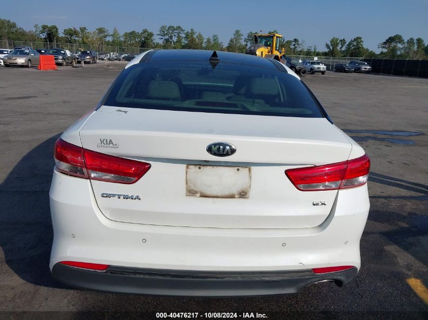 2016 Kia Optima Ex VIN: 5XXGU4L37GG012672 Lot: 40476217