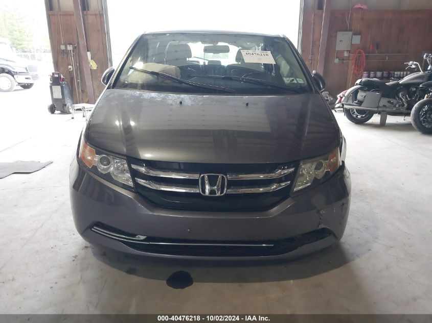 2016 Honda Odyssey Exl VIN: 5FNRL5H63GB068275 Lot: 40476218