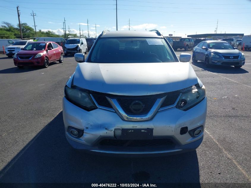 2014 Nissan Rogue Sv VIN: 5N1AT2ML7EC834411 Lot: 40476222