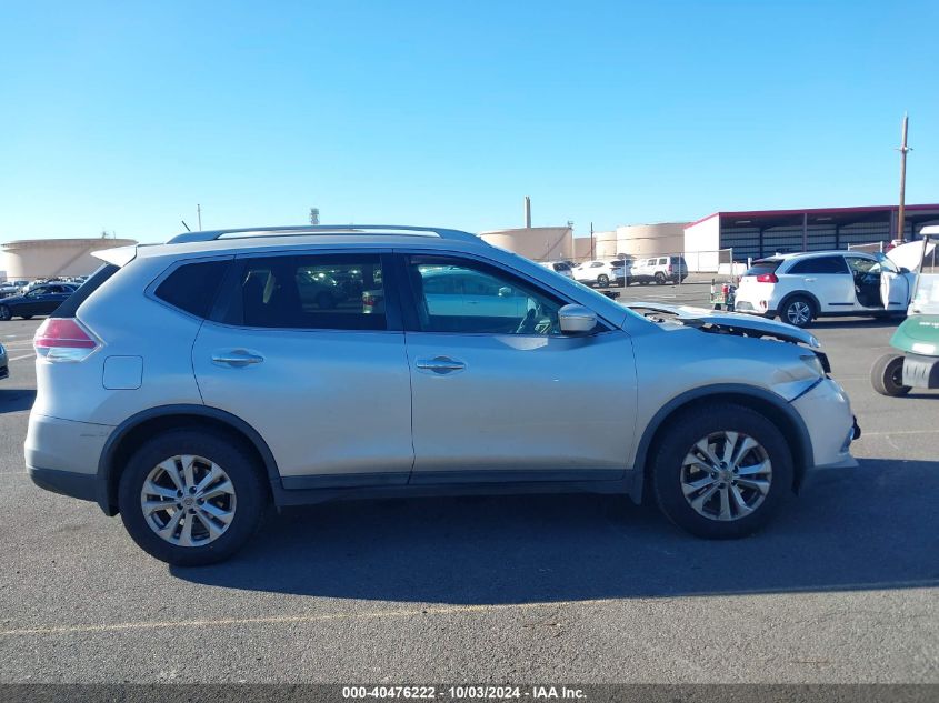 2014 Nissan Rogue Sv VIN: 5N1AT2ML7EC834411 Lot: 40476222