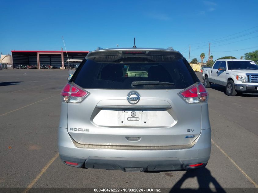 2014 Nissan Rogue Sv VIN: 5N1AT2ML7EC834411 Lot: 40476222