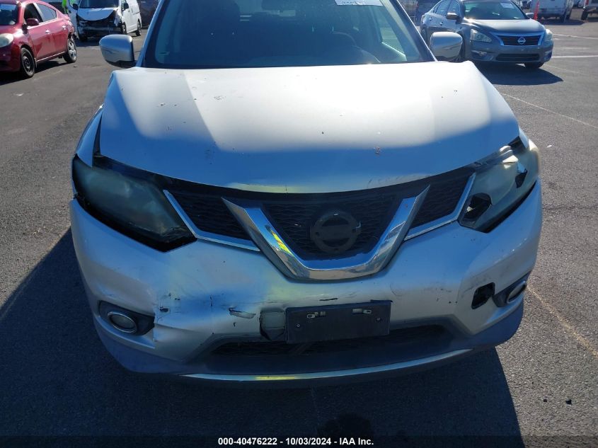 2014 Nissan Rogue Sv VIN: 5N1AT2ML7EC834411 Lot: 40476222