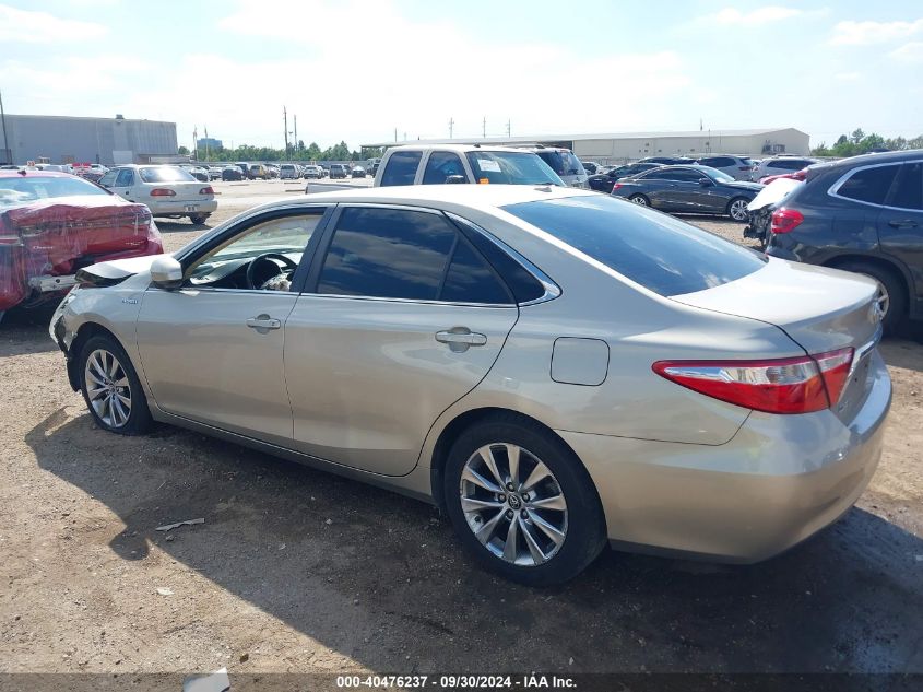 2016 Toyota Camry Hybrid Xle VIN: 4T1BD1FK7GU199901 Lot: 40476237