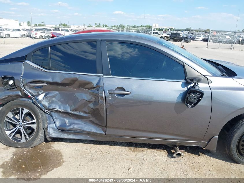 3N1AB8CV7NY262232 2022 Nissan Sentra Sv Xtronic Cvt