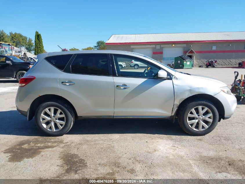 2011 Nissan Murano S VIN: JN8AZ1MW3BW150994 Lot: 40476285