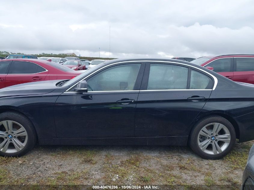 2017 BMW 330I VIN: WBA8B9G3XHNU54303 Lot: 40476286