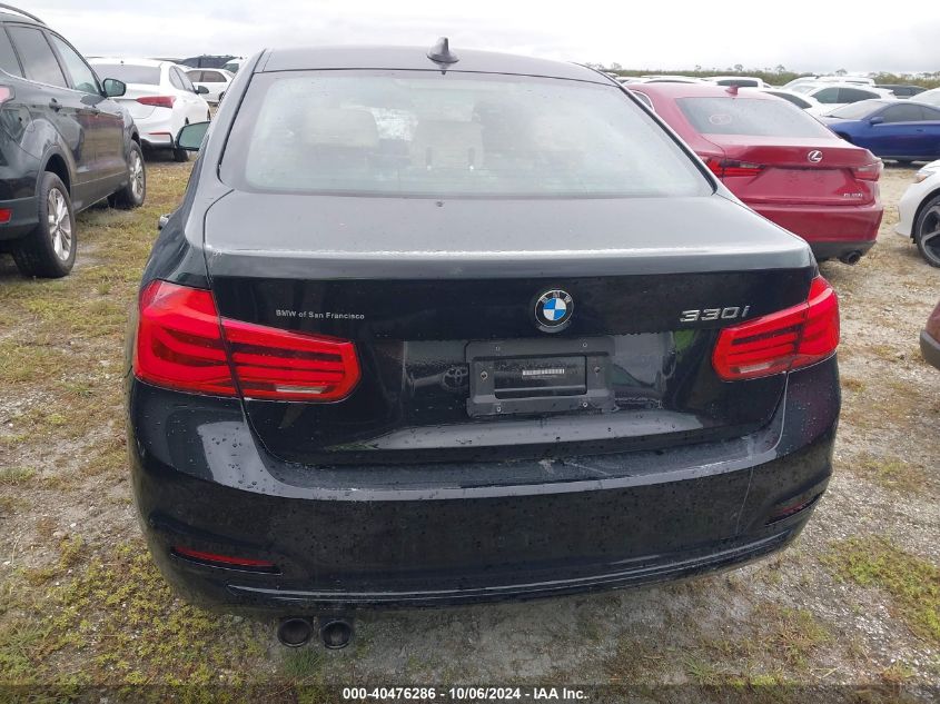 2017 BMW 330I VIN: WBA8B9G3XHNU54303 Lot: 40476286