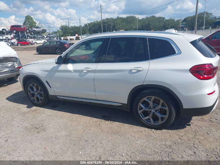 5UXTY5C08M9G33038 2021 BMW X3 xDrive30I