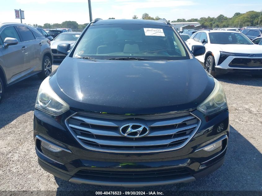 2017 Hyundai Santa Fe Sport 2.4L VIN: 5NMZU3LB8HH019417 Lot: 40476523