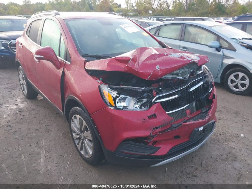 2017 Buick Encore Preferred VIN: KL4CJASB3HB172497 Lot: 40476525