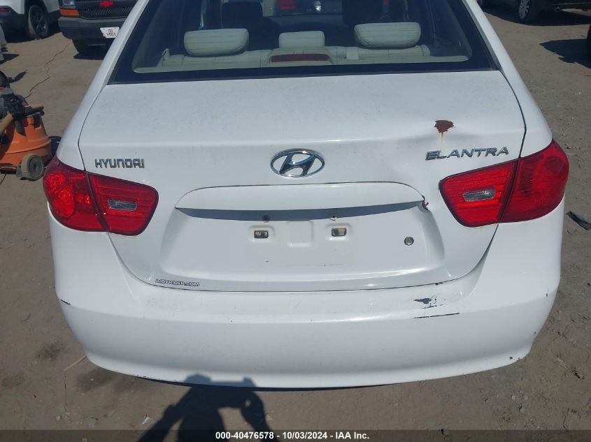 2008 Hyundai Elantra Gls/Se VIN: KMHDU46D98U382830 Lot: 40476578