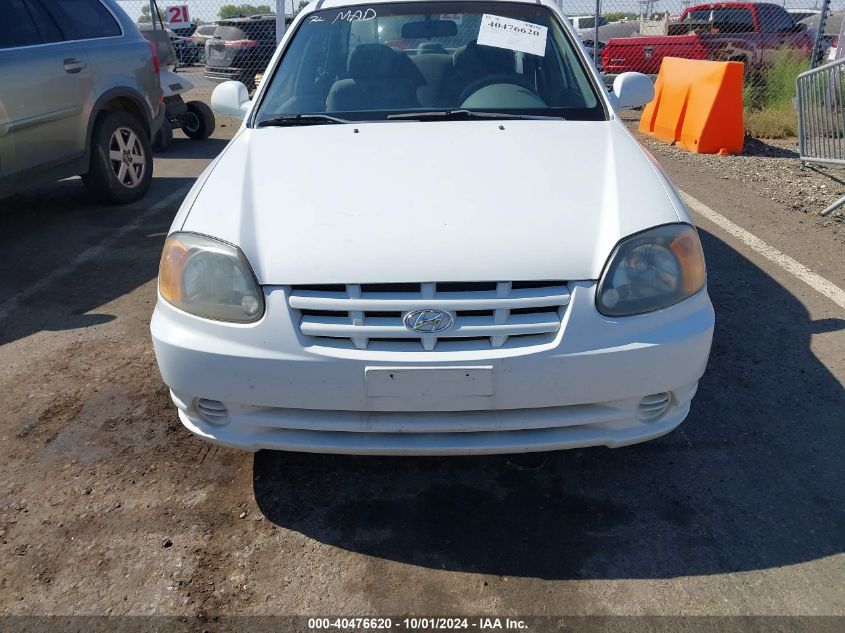 KMHCG45C73U481439 2003 Hyundai Accent Gl