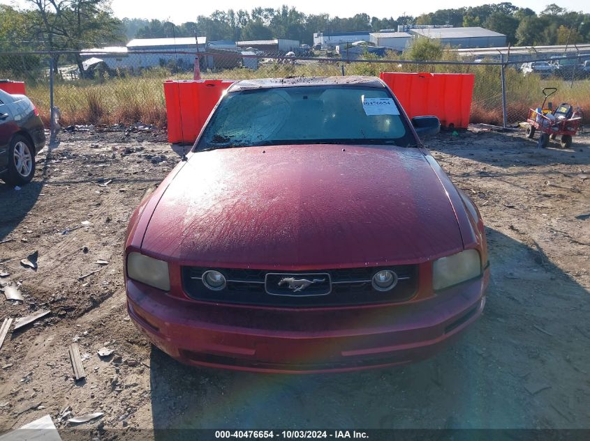 2006 Ford Mustang V6 VIN: 1ZVFT80N965256481 Lot: 40476654