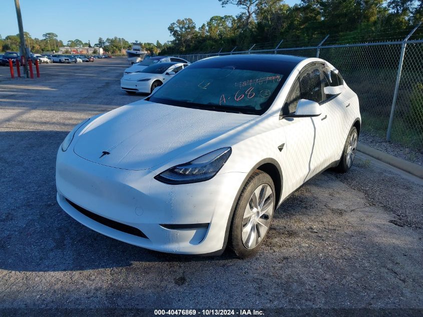 VIN 7SAYGDEE7PA069418 2023 Tesla Model Y, Awd/Long... no.2