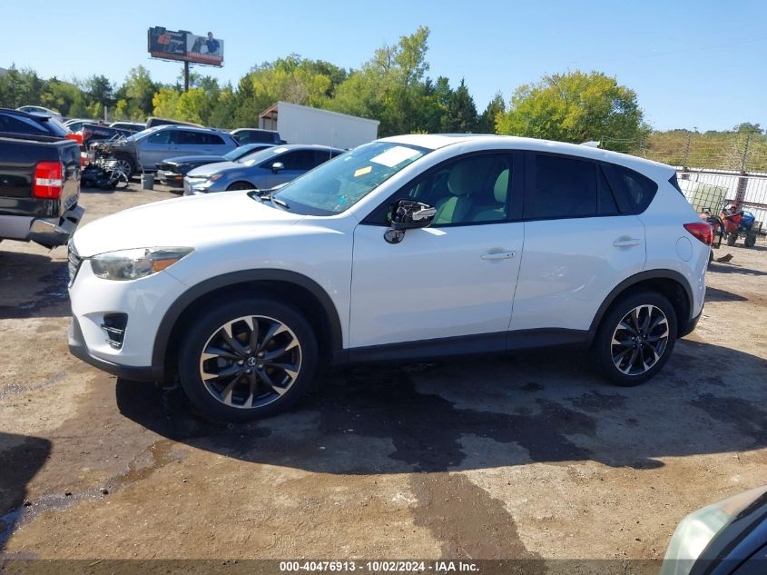 2016 Mazda Cx-5 Grand Touring VIN: JM3KE2DY5G0823935 Lot: 40476913