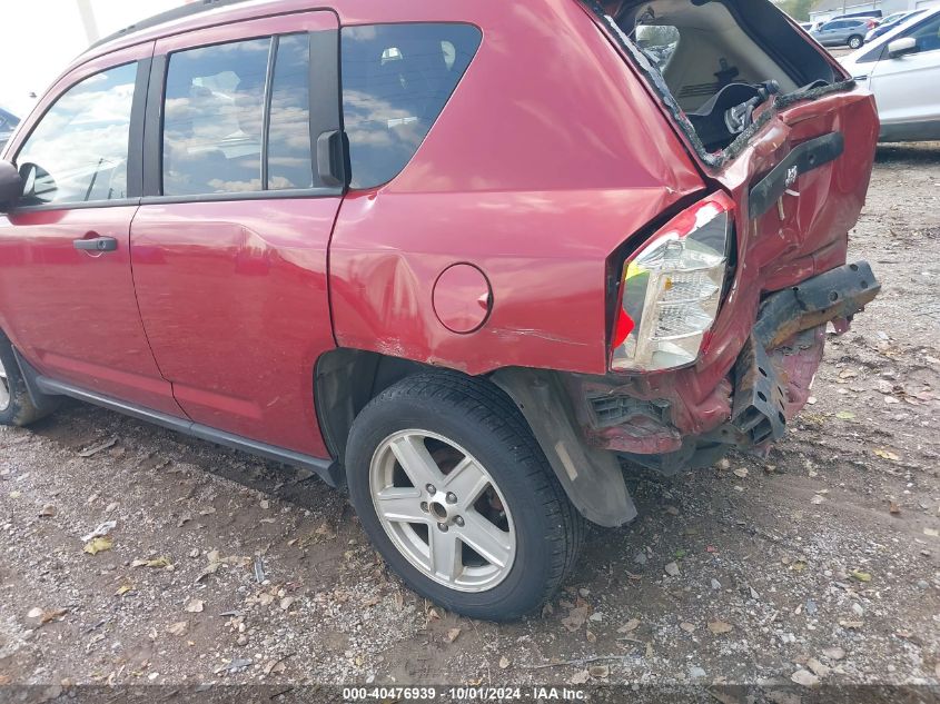 1J8FF47W67D133321 2007 Jeep Compass