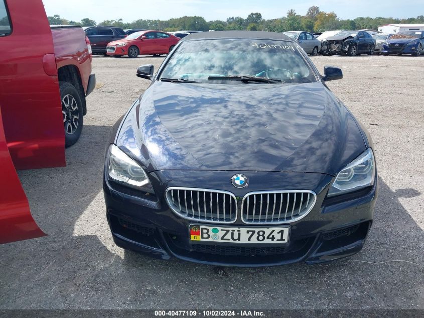 2013 BMW 650 I VIN: WBAYP9C59DDW21372 Lot: 40477109