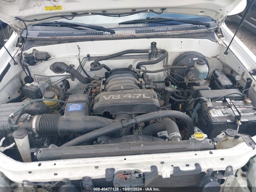 5TBDT44135S498985 2005 Toyota Tundra Sr5 V8