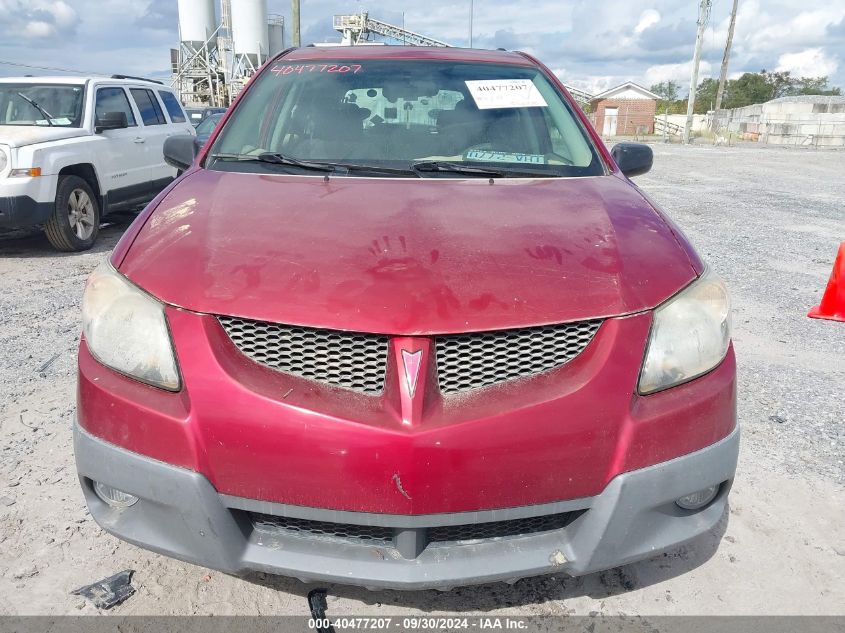 2003 Pontiac Vibe VIN: 5Y2SL628X3Z401707 Lot: 40477207