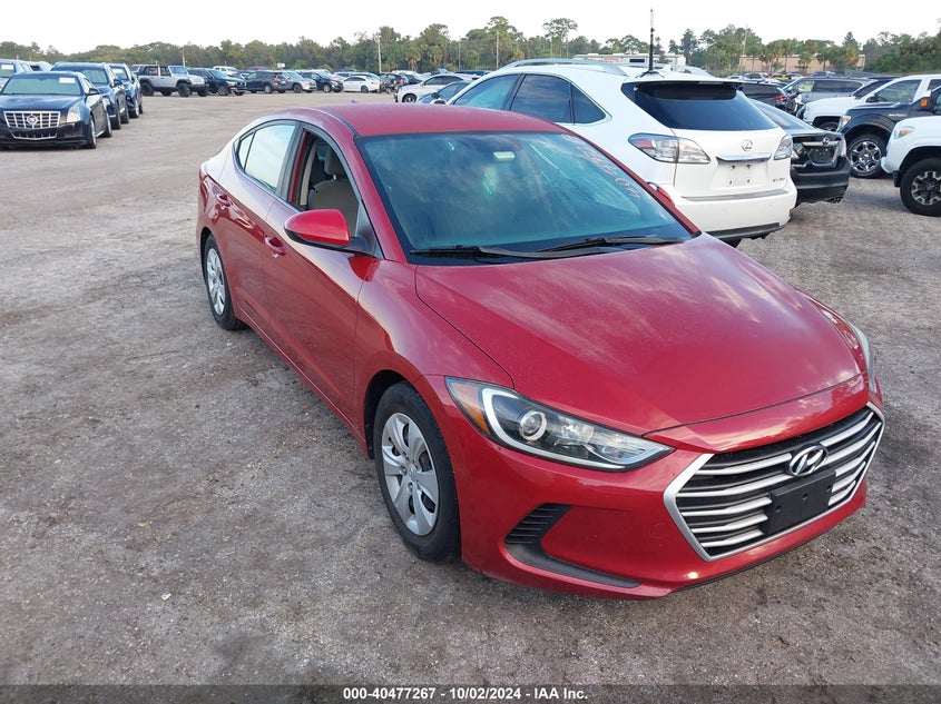 VIN KMHD74LFXHU422328 2017 HYUNDAI ELANTRA SE