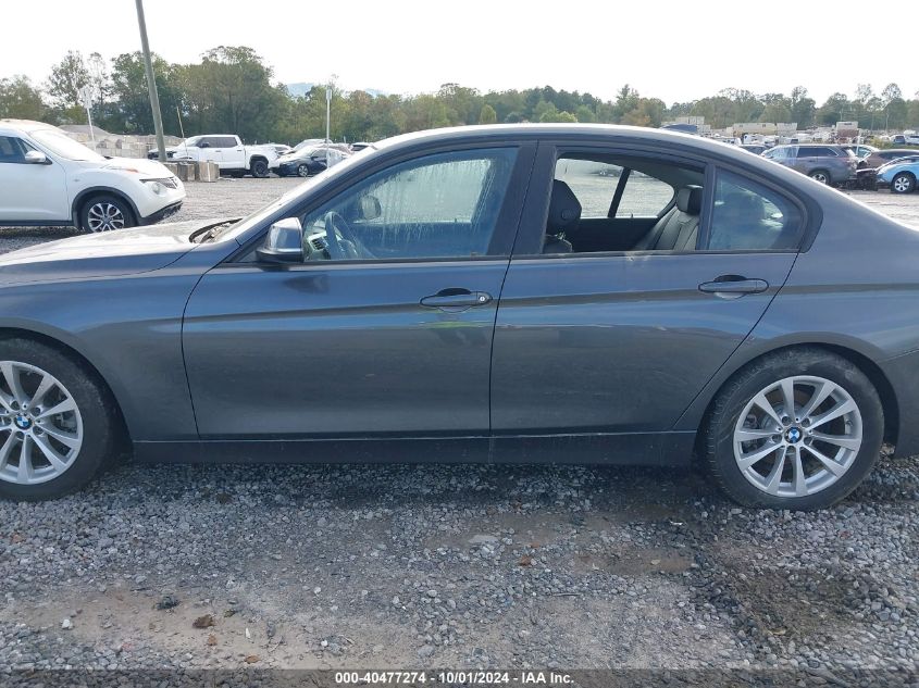 2018 BMW 320I xDrive VIN: WBA8A3C54JA491383 Lot: 40477274