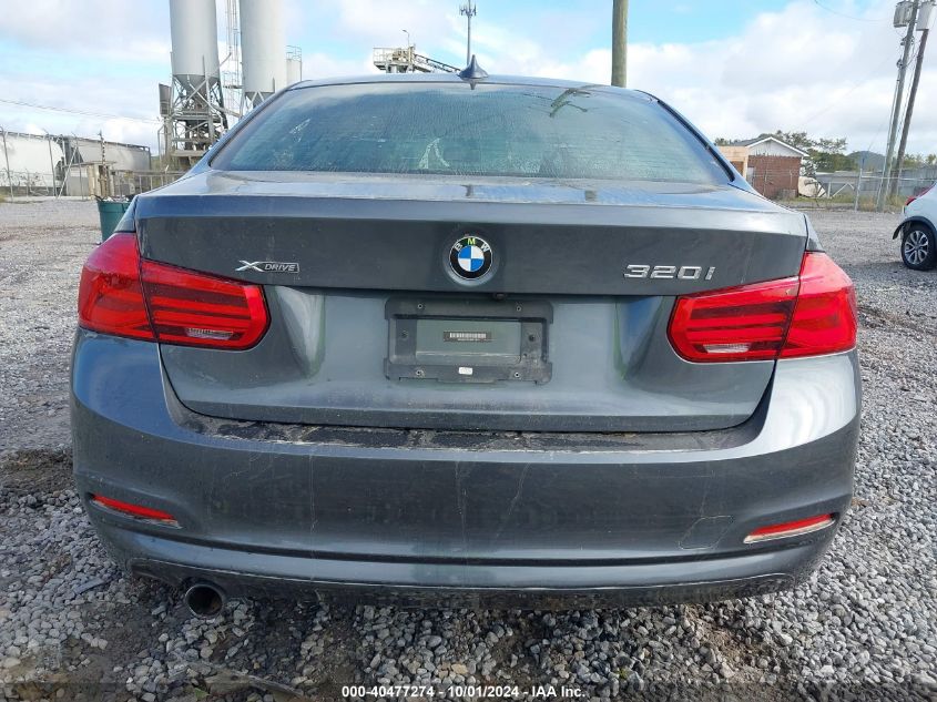 2018 BMW 320I xDrive VIN: WBA8A3C54JA491383 Lot: 40477274